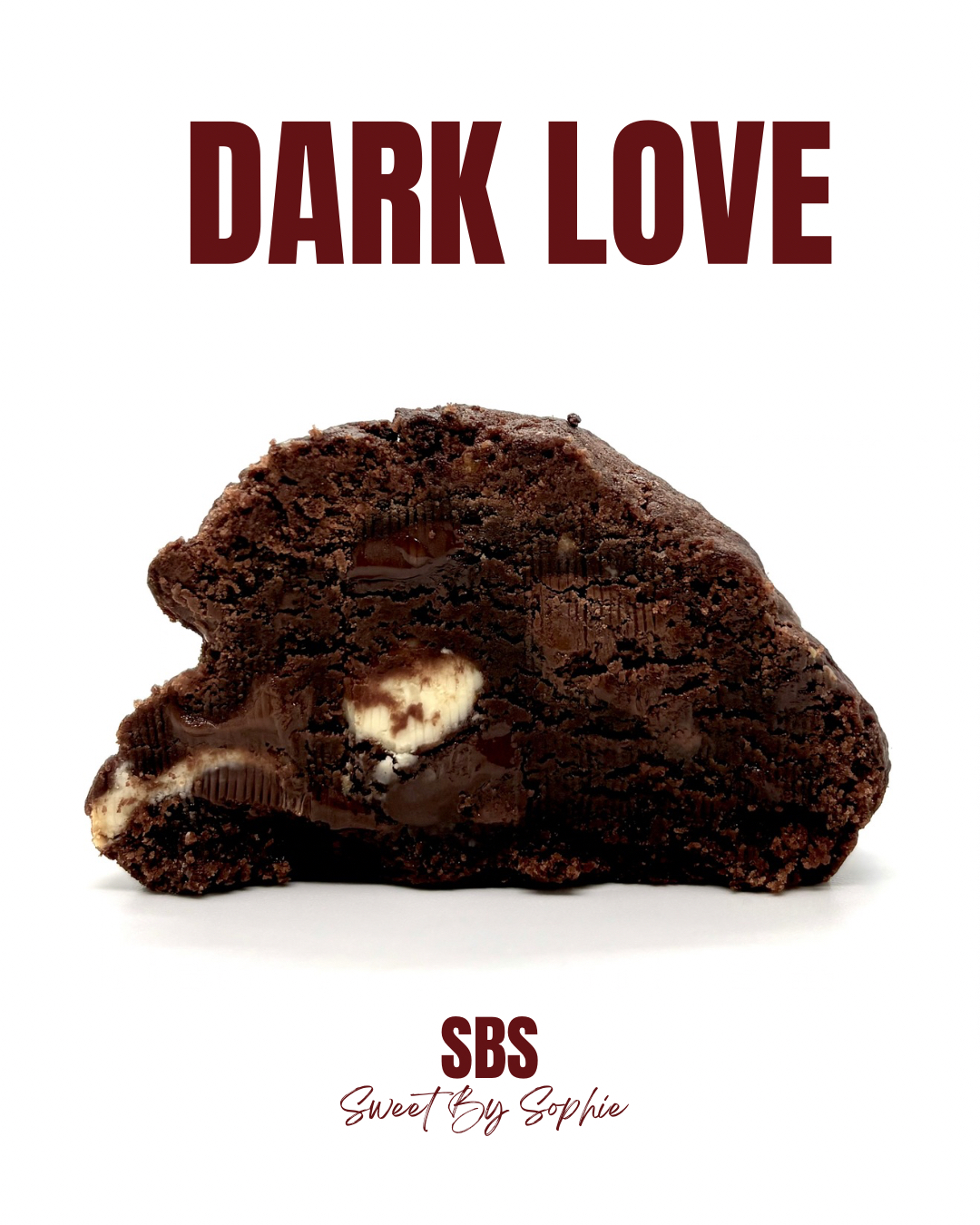 Cookie Dark Love de Sweet By Sophie